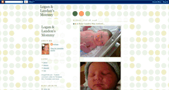 Desktop Screenshot of loganandlandonmom.blogspot.com