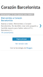 Mobile Screenshot of corazonbarcelonista.blogspot.com
