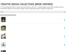 Tablet Screenshot of creativedesigncollections.blogspot.com