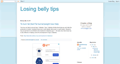 Desktop Screenshot of losing-belly.blogspot.com