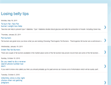 Tablet Screenshot of losing-belly.blogspot.com