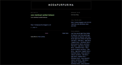 Desktop Screenshot of modapurpurina.blogspot.com