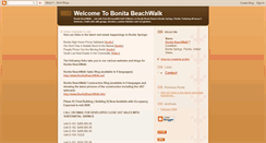 Desktop Screenshot of bonitabeachwalkwelcome.blogspot.com