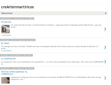 Tablet Screenshot of creartenmartiricos.blogspot.com