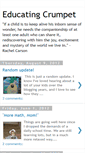 Mobile Screenshot of educatingcrumpet.blogspot.com
