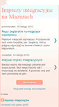 Mobile Screenshot of imprezy-integracyjne-na-mazurach.blogspot.com