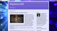 Desktop Screenshot of magdalenaball.blogspot.com