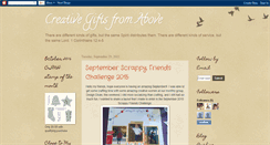 Desktop Screenshot of creativegiftsfromabove.blogspot.com