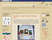 Tablet Screenshot of creativegiftsfromabove.blogspot.com
