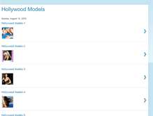 Tablet Screenshot of hollywood-models11.blogspot.com