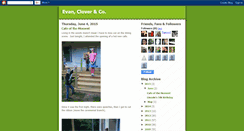 Desktop Screenshot of evanandclover.blogspot.com