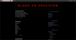 Desktop Screenshot of bloedenvruchten.blogspot.com
