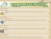 Tablet Screenshot of campiavventura.blogspot.com