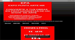 Desktop Screenshot of expopuntaarte.blogspot.com