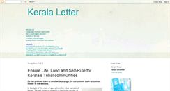 Desktop Screenshot of keralaletter.blogspot.com