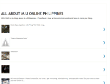 Tablet Screenshot of mu-philippines.blogspot.com