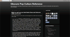 Desktop Screenshot of obpopcultref.blogspot.com