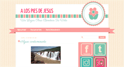 Desktop Screenshot of blogalospiesdejesus.blogspot.com