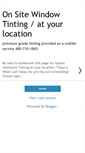 Mobile Screenshot of onsitewindowtinting.blogspot.com