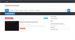 Desktop Screenshot of mikrotik-english.blogspot.com