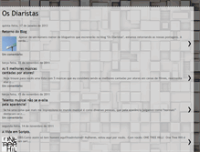 Tablet Screenshot of osdiaristas.blogspot.com