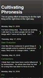 Mobile Screenshot of cultivatingphronesis.blogspot.com