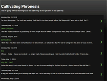 Tablet Screenshot of cultivatingphronesis.blogspot.com