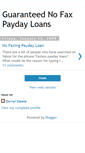 Mobile Screenshot of nofaxpaydayloan05.blogspot.com