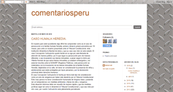 Desktop Screenshot of comentariosperu-lamerced.blogspot.com