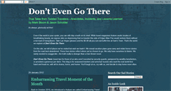 Desktop Screenshot of dont-even-go-there.blogspot.com