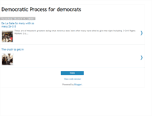 Tablet Screenshot of democraticprocess4democrats.blogspot.com