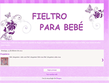 Tablet Screenshot of fieltroparabebe.blogspot.com