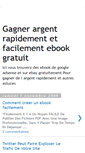 Mobile Screenshot of gagner-argent-ebook-gratuit.blogspot.com