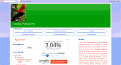 Desktop Screenshot of animalesyplantasdeperu.blogspot.com