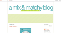 Desktop Screenshot of mixandmatchy.blogspot.com