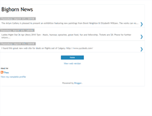 Tablet Screenshot of bighornnews.blogspot.com