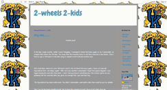 Desktop Screenshot of 2wheels2kids.blogspot.com