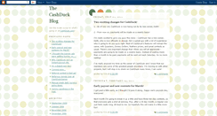 Desktop Screenshot of cashduckblog.blogspot.com