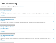 Tablet Screenshot of cashduckblog.blogspot.com