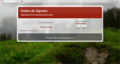 Desktop Screenshot of nubesalgodon.blogspot.com