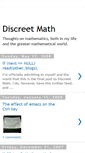 Mobile Screenshot of discreetmath.blogspot.com