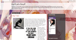 Desktop Screenshot of kaylasoup.blogspot.com