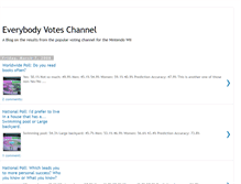Tablet Screenshot of everybodyvotes.blogspot.com