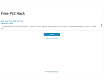 Tablet Screenshot of freeps3hack.blogspot.com