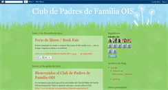 Desktop Screenshot of clubpadresdefamiliaois.blogspot.com