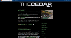 Desktop Screenshot of cedarmusicblog.blogspot.com