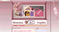 Desktop Screenshot of miminhosdetrapilho.blogspot.com