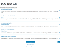 Tablet Screenshot of idealbodyslim.blogspot.com