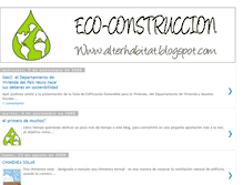 Tablet Screenshot of ecologica-alterhabitat.blogspot.com