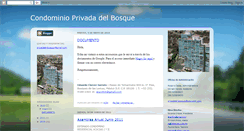 Desktop Screenshot of privadadelbosque.blogspot.com